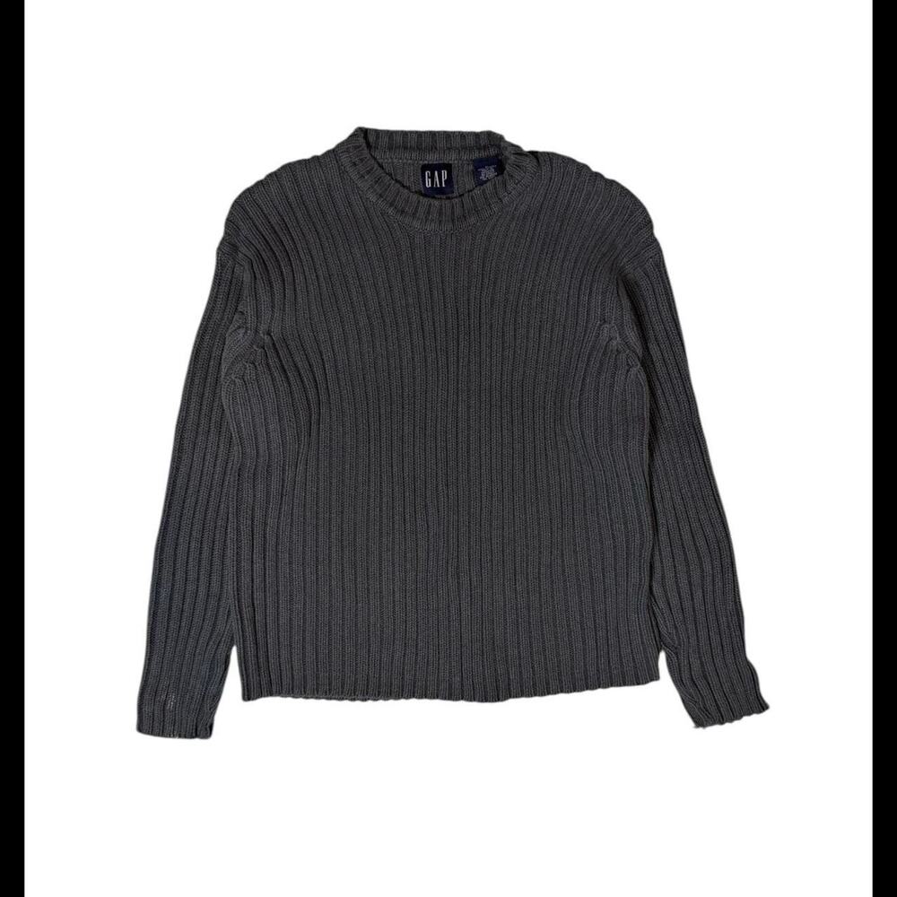 Gap grey ribbed‎ sweater size